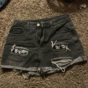i am selling black jean shorts